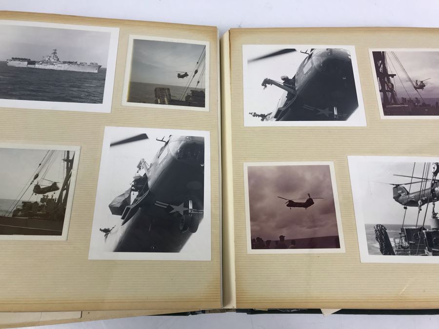 Photo Book Containing Photos Of US Navy Ship Seminole (LKA-104) And 1969 Change Of Command Invite And Program - See Photos [Photo 25]