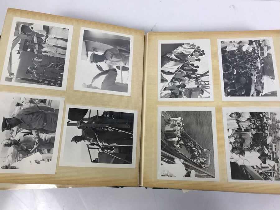 Photo Book Containing Photos Of US Navy Ship Seminole (LKA-104) And 1969 Change Of Command Invite And Program - See Photos [Photo 30]