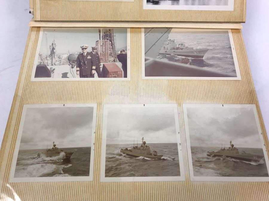 Photo Book Containing Photos Of US Navy Ship Seminole (LKA-104) And 1969 Change Of Command Invite And Program - See Photos [Photo 16]