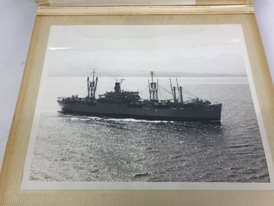 Photo Book Containing Photos Of US Navy Ship Seminole (LKA-104) And 1969 Change Of Command Invite And Program - See Photos [Photo 7]