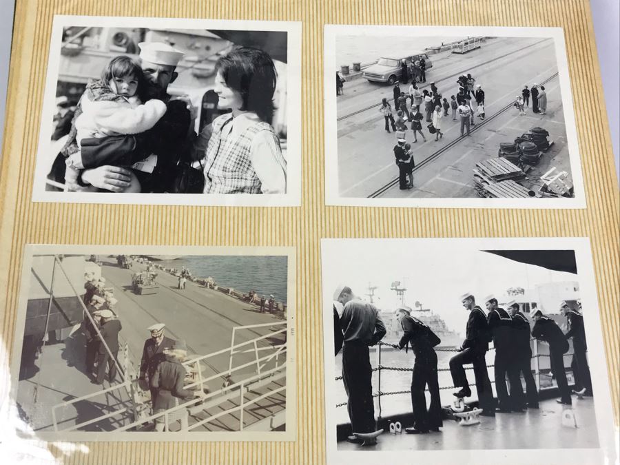 Photo Book Containing Photos Of US Navy Ship Seminole (LKA-104) And 1969 Change Of Command Invite And Program - See Photos [Photo 14]