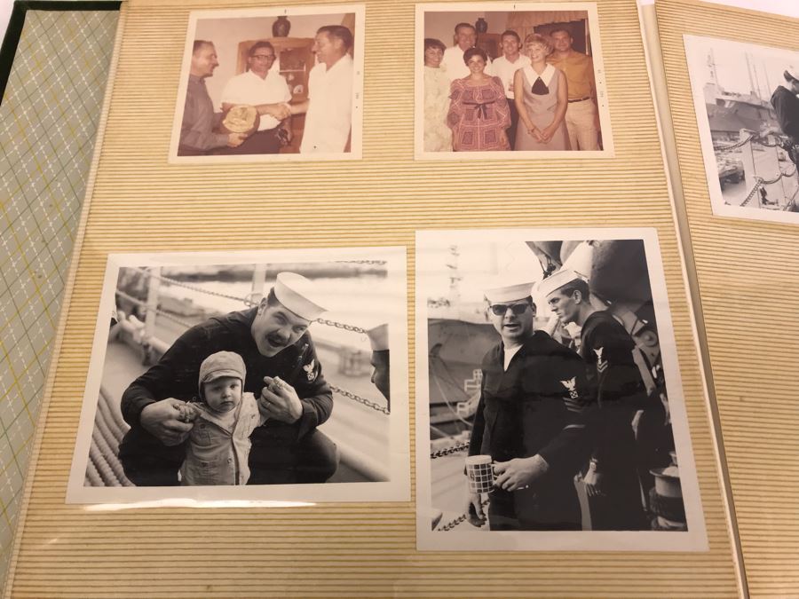 Photo Book Containing Photos Of US Navy Ship Seminole (LKA-104) And 1969 Change Of Command Invite And Program - See Photos [Photo 11]