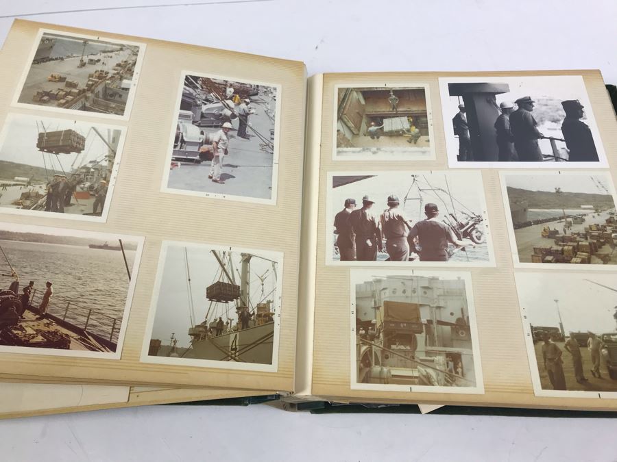 Photo Book Containing Photos Of US Navy Ship Seminole (LKA-104) And 1969 Change Of Command Invite And Program - See Photos [Photo 21]