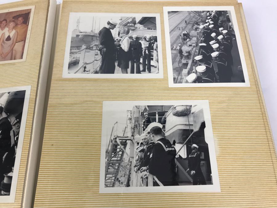 Photo Book Containing Photos Of US Navy Ship Seminole (LKA-104) And 1969 Change Of Command Invite And Program - See Photos [Photo 12]