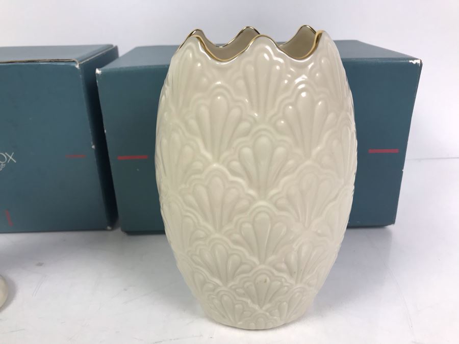 LENOX Vase And Dolphin Figurine With Original Boxes [Photo 8]