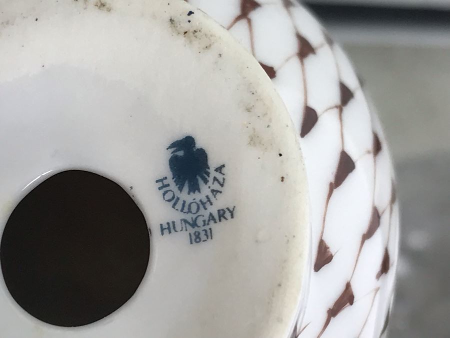 Waterford Crystal The Times Square Collection Ornament With Box And Hand Painted Hen Figurine From Hollohaza Hungary [Photo 2]