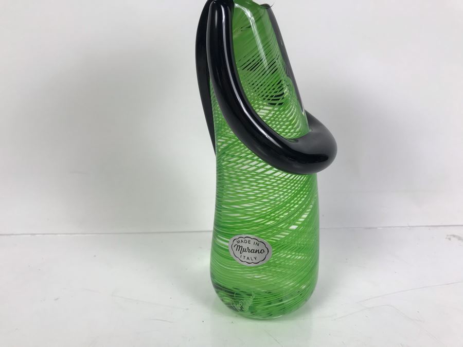 Signed Rossi Murano Art Glass Asian Figurine 10'H [Photo 4]