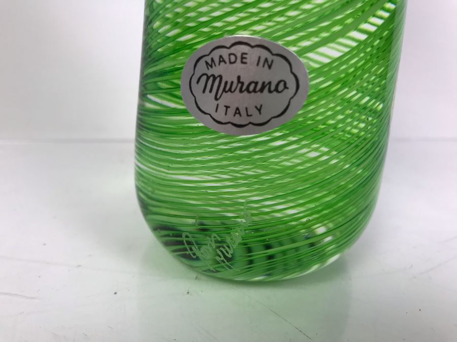 Signed Rossi Murano Art Glass Asian Figurine 10'H [Photo 5]