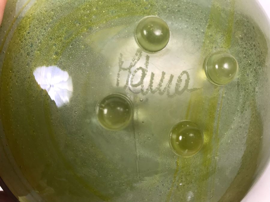 Signed Mdina Art Glass 4'H [Photo 2]