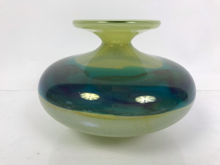 Signed Mdina Art Glass 4'H [Photo 7]