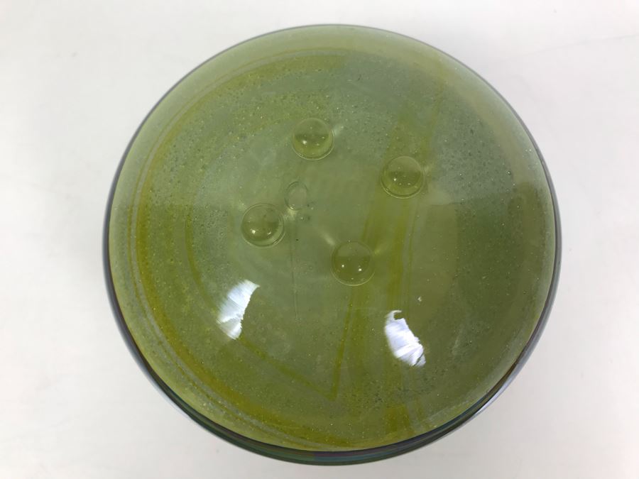 Signed Mdina Art Glass 4'H [Photo 10]