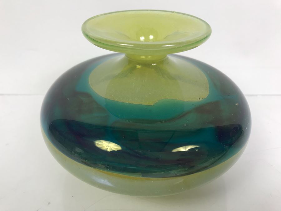 Signed Mdina Art Glass 4'H [Photo 6]