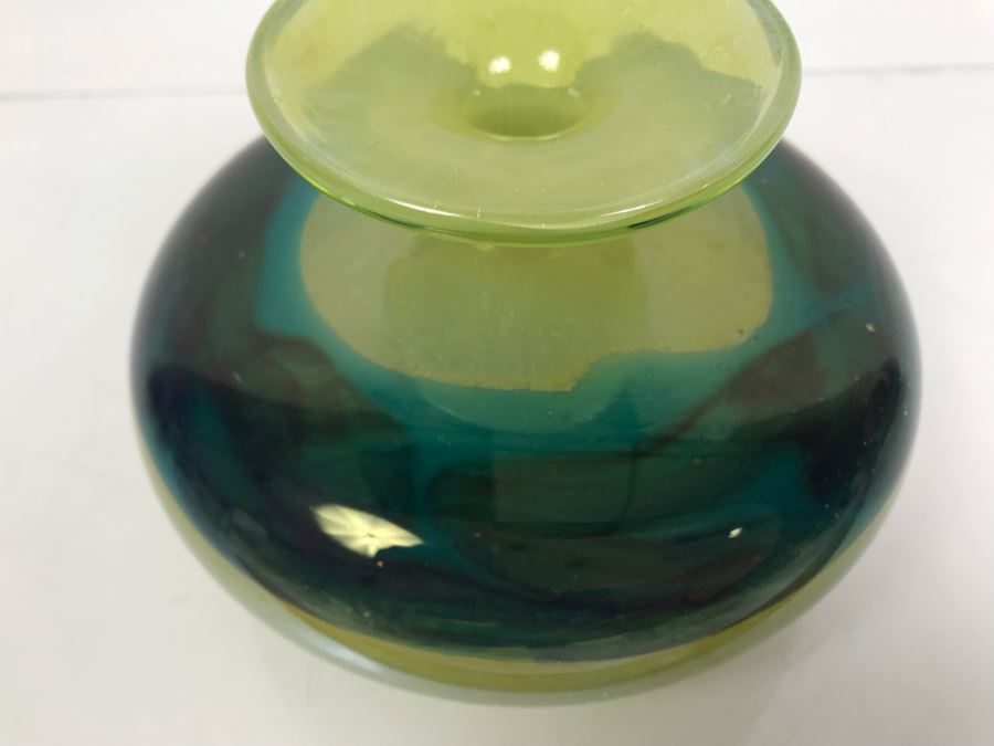 Signed Mdina Art Glass 4'H [Photo 9]