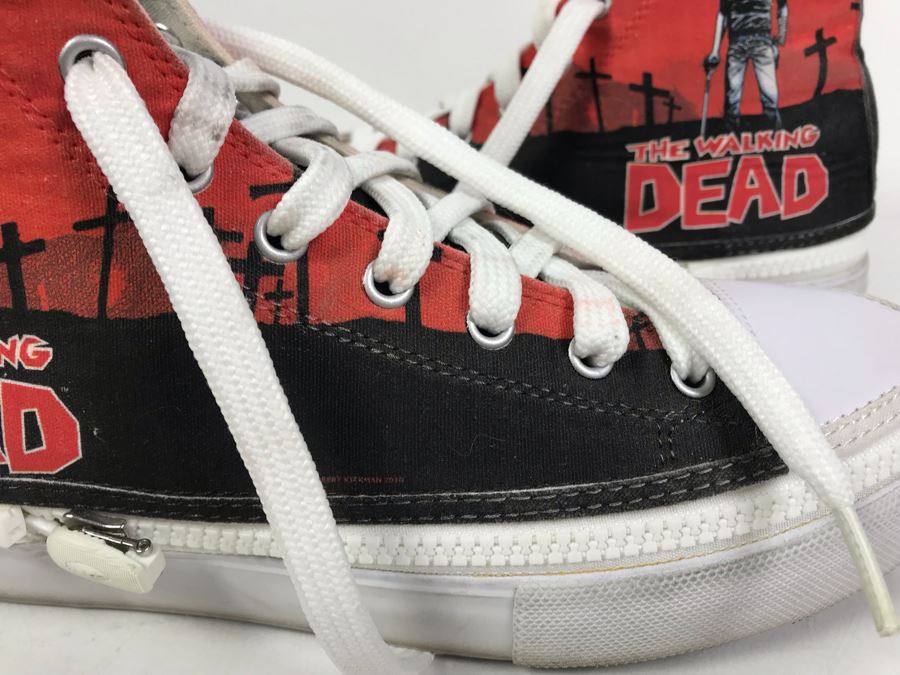 The Walking Dead Robert Kirkman Design ZIPZ Shoes Size 8.5W [Photo 4]