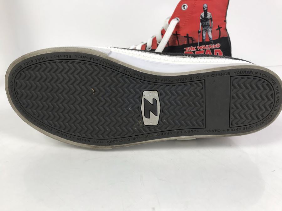 The Walking Dead Robert Kirkman Design ZIPZ Shoes Size 8.5W [Photo 7]