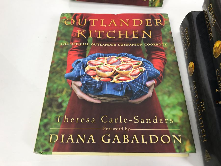 Collection Of Diana Gabaldon Books: SIGNED Copy Of The Fiery Cross, (2) Outlander Kitchen Books, (2) The Outlandish Companion And The Making Of Outlander The Series [Photo 12]
