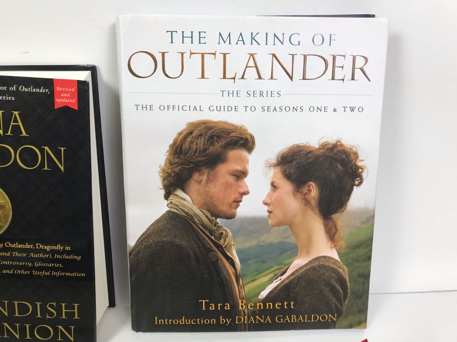 Collection Of Diana Gabaldon Books: SIGNED Copy Of The Fiery Cross, (2) Outlander Kitchen Books, (2) The Outlandish Companion And The Making Of Outlander The Series [Photo 6]