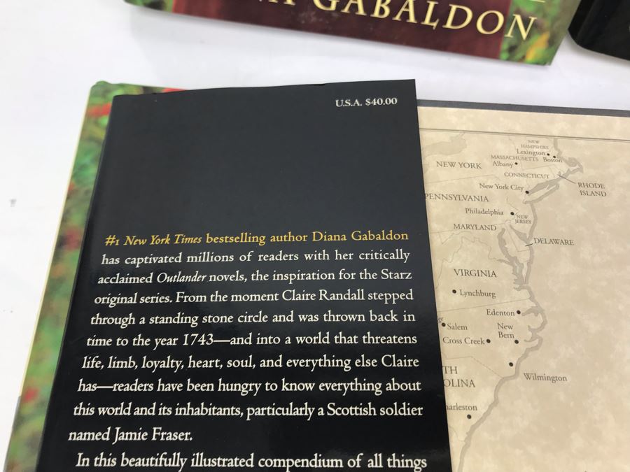Collection Of Diana Gabaldon Books: SIGNED Copy Of The Fiery Cross, (2) Outlander Kitchen Books, (2) The Outlandish Companion And The Making Of Outlander The Series [Photo 10]