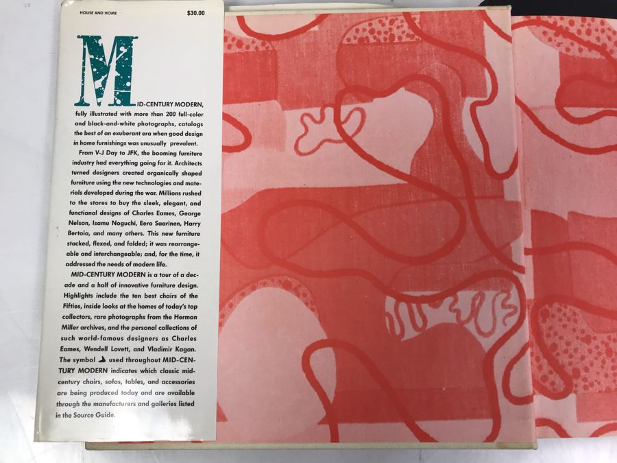 Pair Of First Edition Books: Mid-Century Modern Furniture Of The 1950s By Cara Greenberg And Populuxe By Thomas Hine [Photo 4]