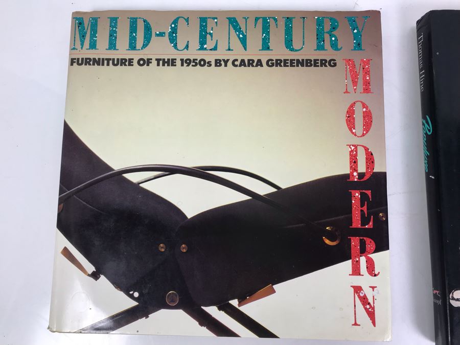 Pair Of First Edition Books: Mid-Century Modern Furniture Of The 1950s By Cara Greenberg And Populuxe By Thomas Hine [Photo 2]