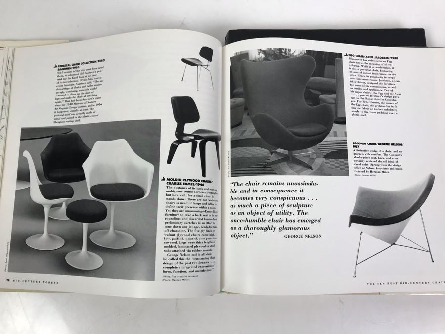 Pair Of First Edition Books: Mid-Century Modern Furniture Of The 1950s ...