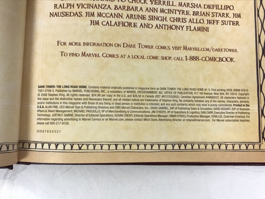 Collection Of (3) Stephen King Graphic Novels Comic Books The Dark Tower And The Walking Dead Graphic Novel Comic Book Volume 1 Days Gone Bye [Photo 10]