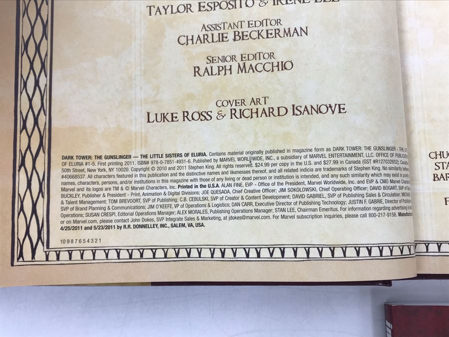 Collection Of (3) Stephen King Graphic Novels Comic Books The Dark Tower And The Walking Dead Graphic Novel Comic Book Volume 1 Days Gone Bye [Photo 14]