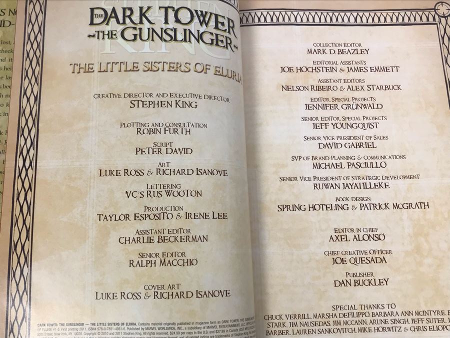 Collection Of (3) Stephen King Graphic Novels Comic Books The Dark Tower And The Walking Dead Graphic Novel Comic Book Volume 1 Days Gone Bye [Photo 13]