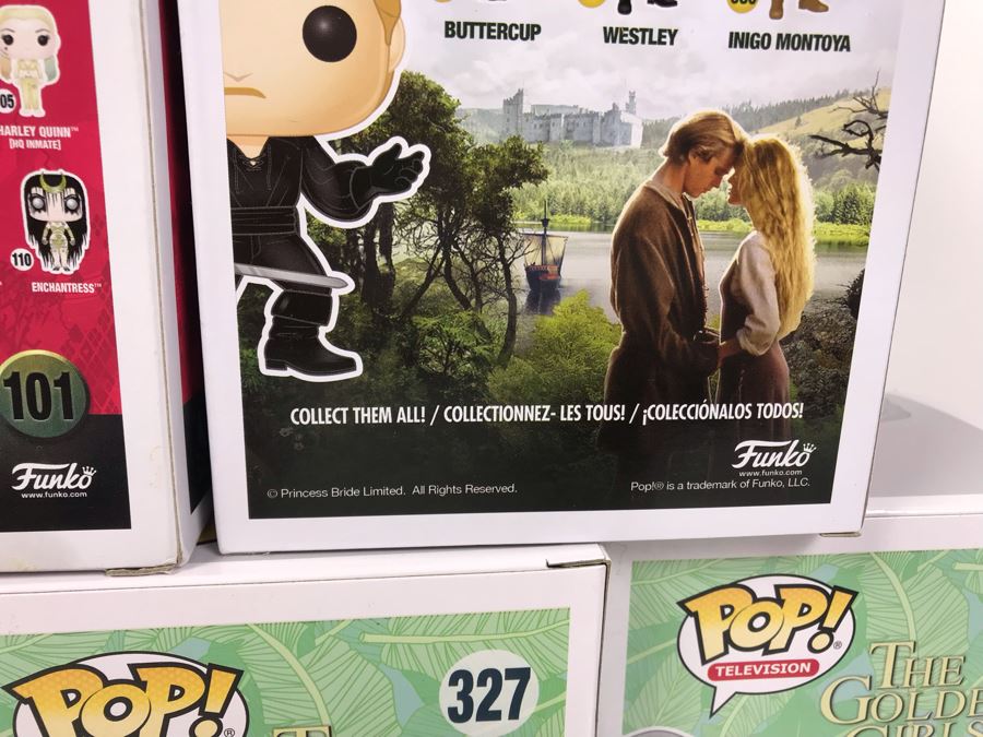 Collection Of (7) Boxed Funko Pop! Vinyl Toys Figurines Dolls And Book Vinyl Dolls And Action Figures By Nicholas J. Hill (Suicide Squad, Golden Girls, WWE, The Princess Bride) [Photo 12]