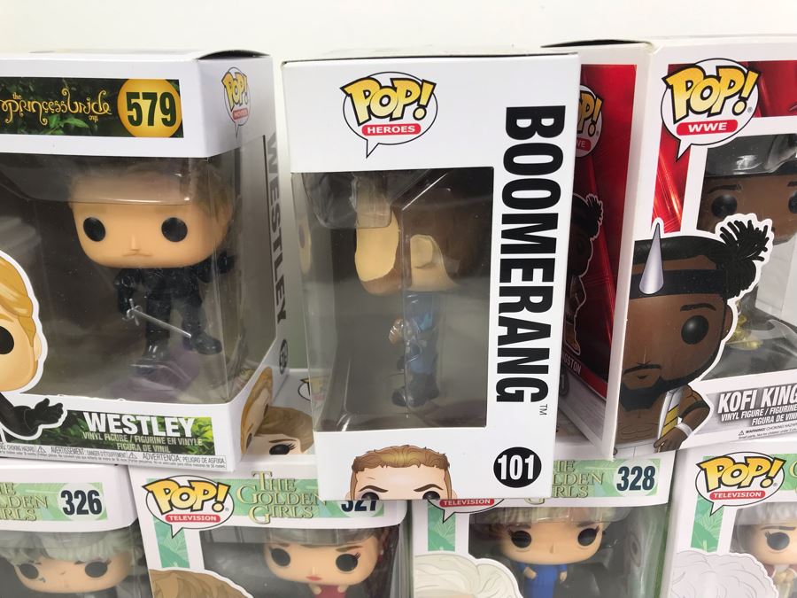 Collection Of (7) Boxed Funko Pop! Vinyl Toys Figurines Dolls And Book Vinyl Dolls And Action Figures By Nicholas J. Hill (Suicide Squad, Golden Girls, WWE, The Princess Bride) [Photo 9]