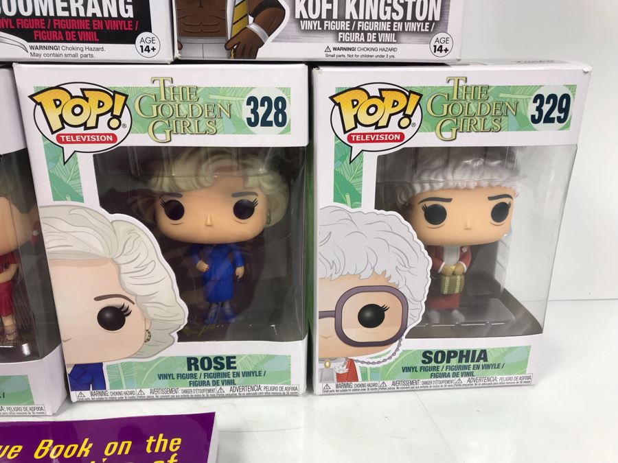 Collection Of (7) Boxed Funko Pop! Vinyl Toys Figurines Dolls And Book Vinyl Dolls And Action Figures By Nicholas J. Hill (Suicide Squad, Golden Girls, WWE, The Princess Bride) [Photo 6]