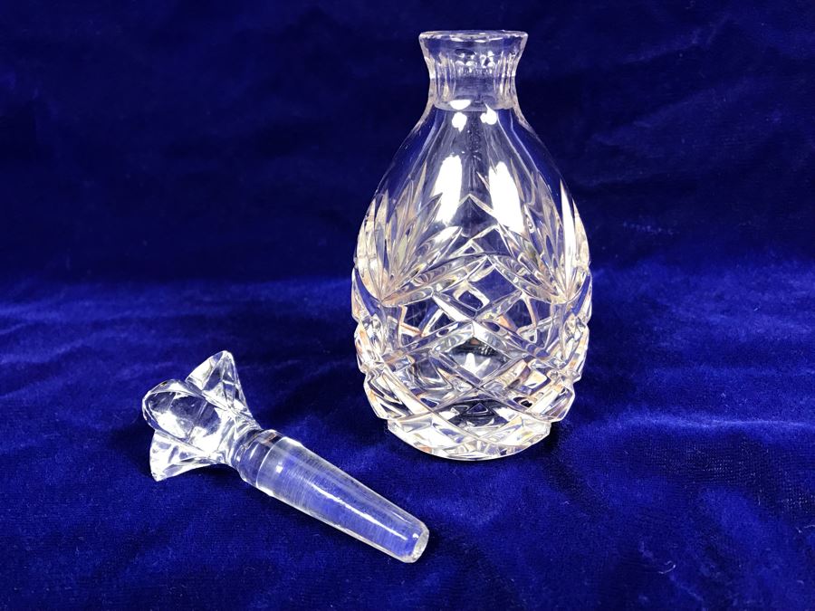 Crystal Perfume Bottle Pineapple Shaped 6'H [Photo 6]