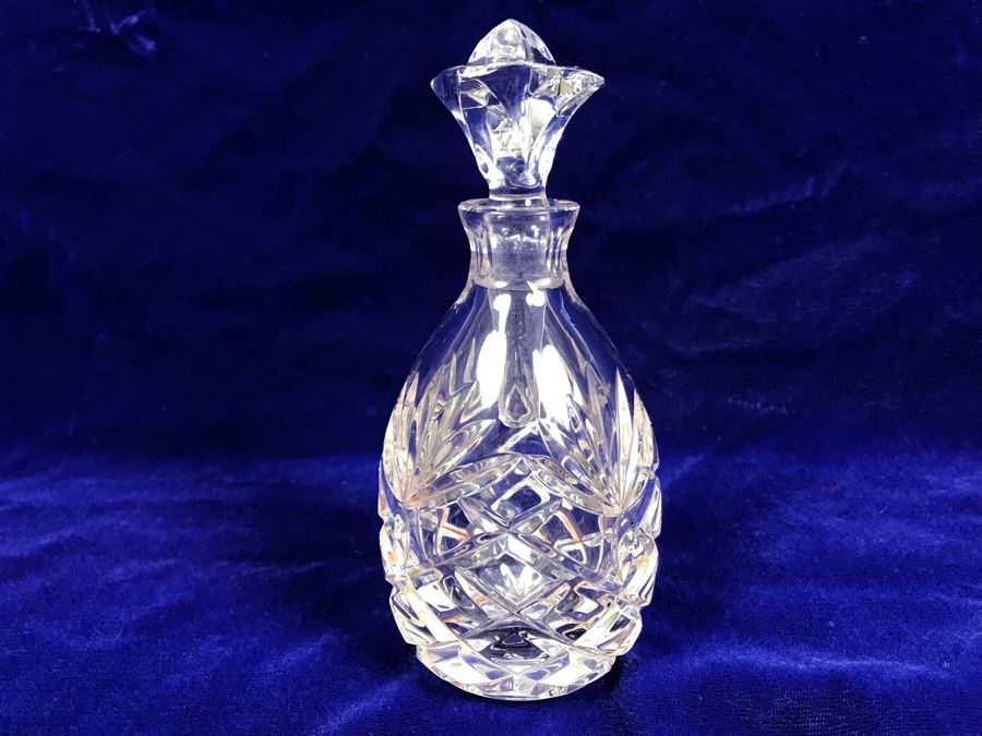 Crystal Perfume Bottle Pineapple Shaped 6'H [Photo 5]