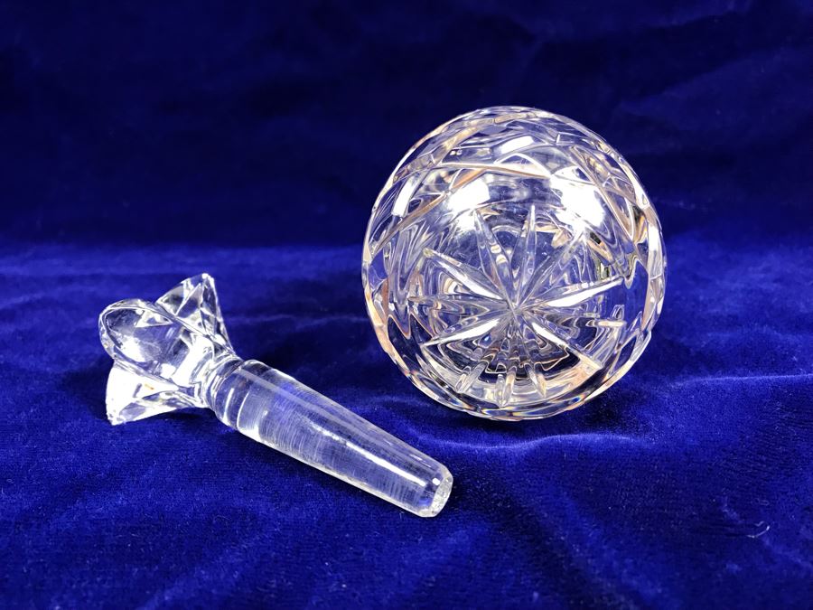 Crystal Perfume Bottle Pineapple Shaped 6'H [Photo 7]