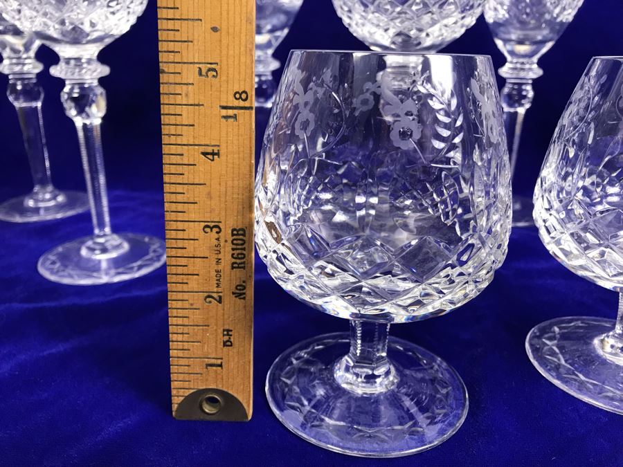 Collection Of Rogaska Crystal Stemware Glasses 10 Pieces [Photo 12]
