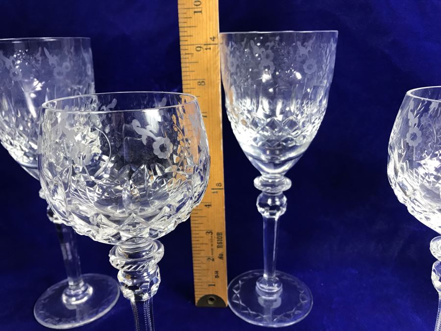 Collection Of Rogaska Crystal Stemware Glasses 10 Pieces [Photo 14]