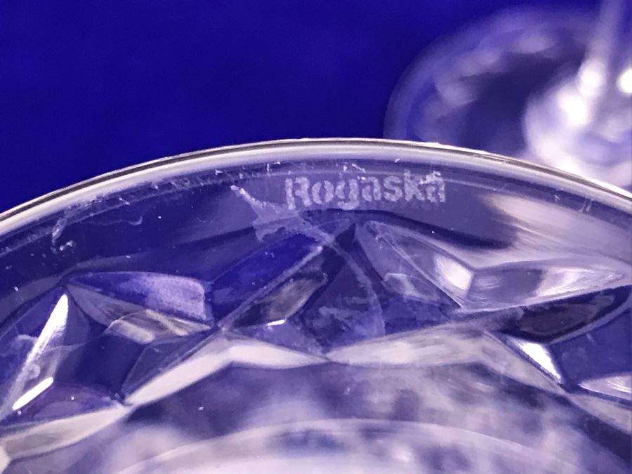 Collection Of Rogaska Crystal Stemware Glasses 10 Pieces [Photo 6]