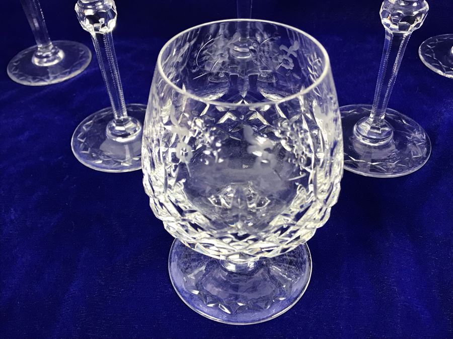 Collection Of Rogaska Crystal Stemware Glasses 10 Pieces [Photo 5]