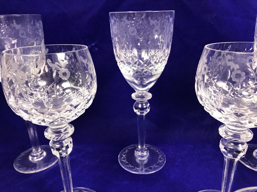 Collection Of Rogaska Crystal Stemware Glasses 10 Pieces [Photo 10]