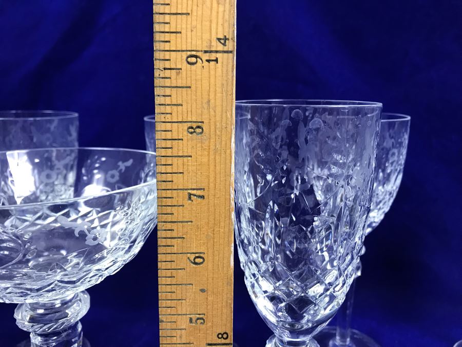Collection Of Rogaska Crystal Stemware And Glasses Plus Decanter 15 Pieces [Photo 19]