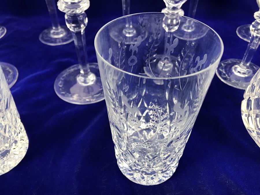 Collection Of Rogaska Crystal Stemware And Glasses Plus Decanter 15 Pieces [Photo 8]