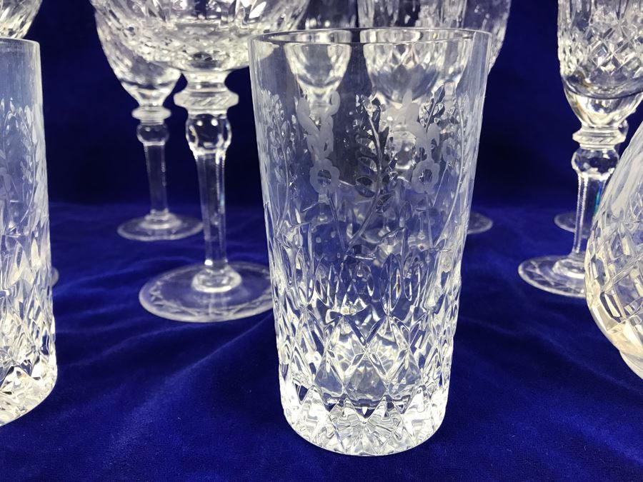 Collection Of Rogaska Crystal Stemware And Glasses Plus Decanter 15 Pieces [Photo 7]