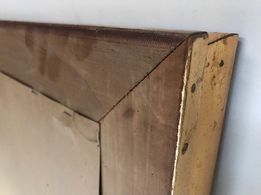 Full Length Gilded Wood Wall Mirror 5' X 24' [Photo 6]