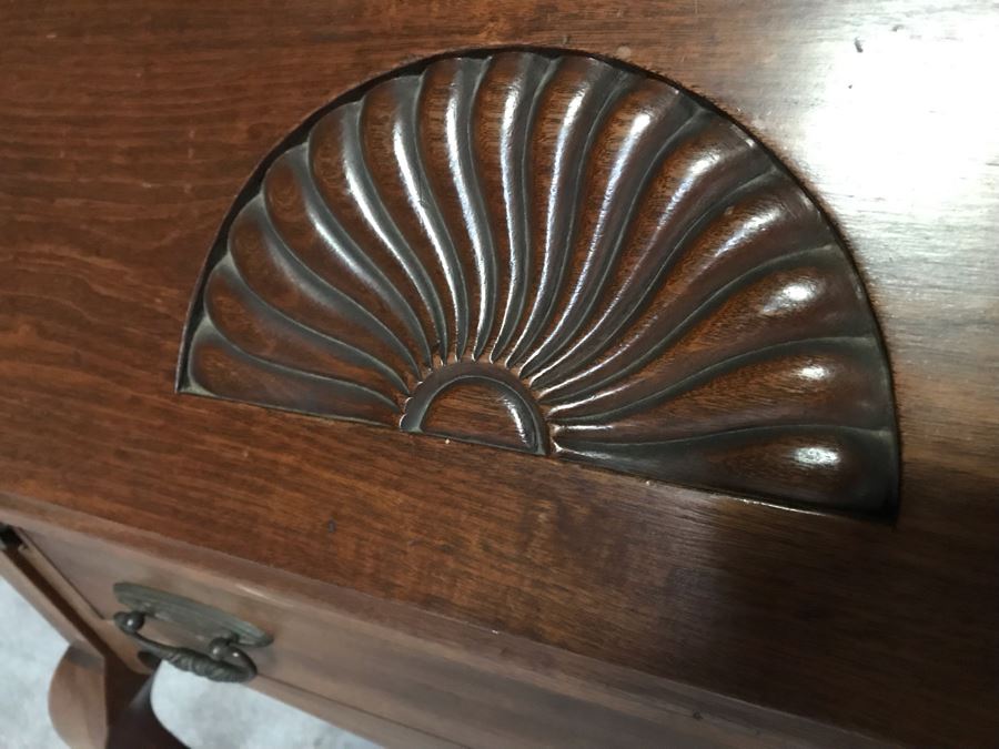 Antique Wooden Secretary Desk Owned By William 'Bill' H. Harris, RADM, USN (Ret.) 27”W X 16”D X 43”H [Photo 4]