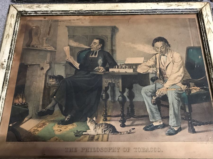 Collection Of (6) Antique Currier And Ives Prints In Antique Frames Each Measuring 15.5' X 12.5' [Photo 6]