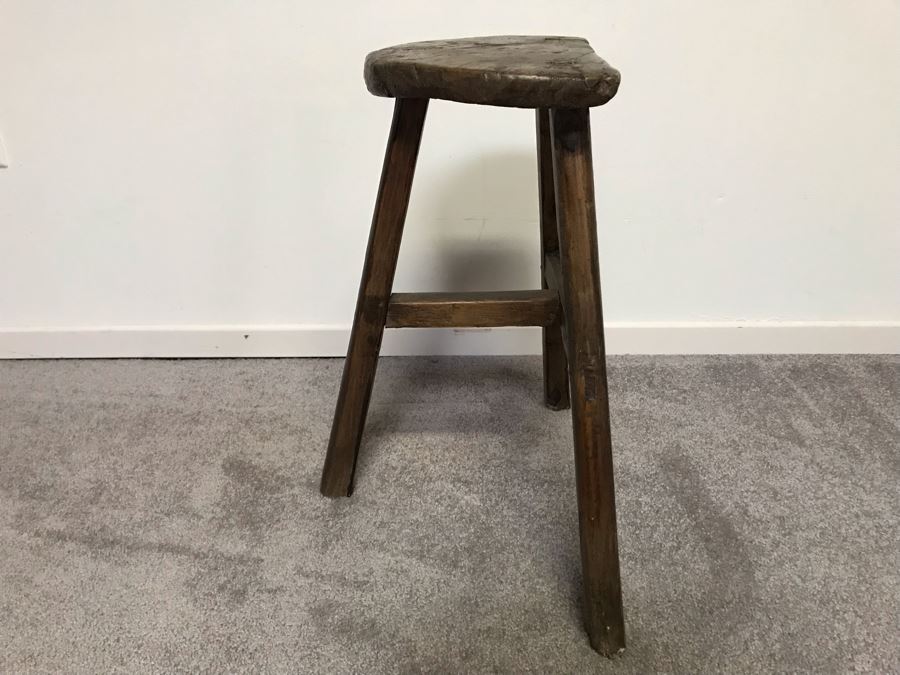 3-Legged Wooden Stool 20'H [Photo 5]