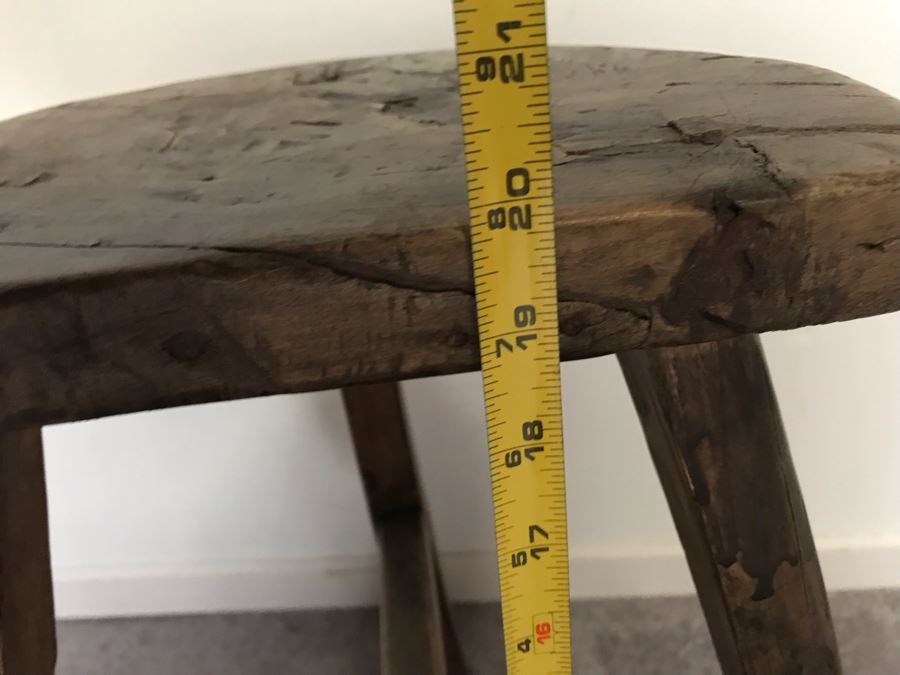 3-Legged Wooden Stool 20'H [Photo 11]