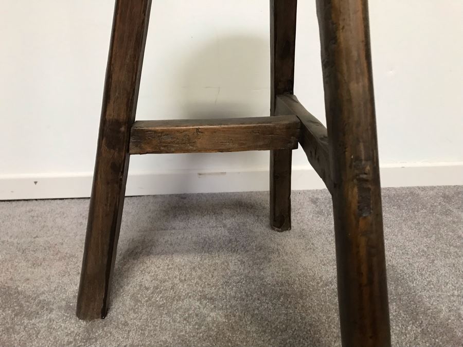 3-Legged Wooden Stool 20'H [Photo 6]