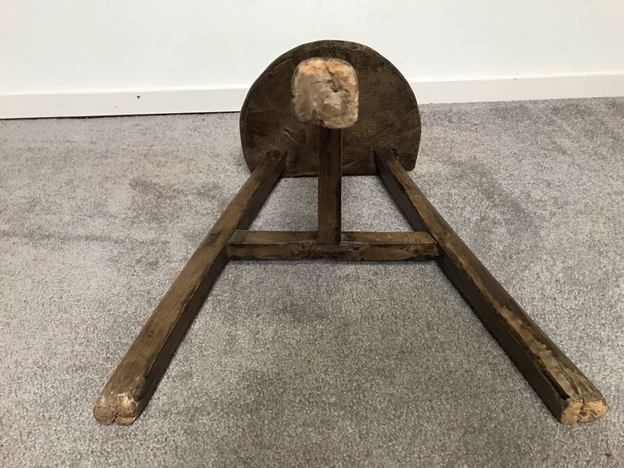 3-Legged Wooden Stool 20'H [Photo 9]