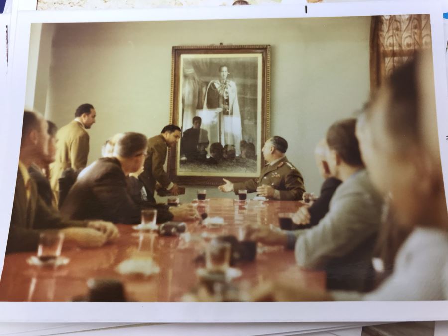 U.S.S. Seminole Tile, Buaer U.S. Navy Suit Integrate Torso, Harness Switlik Parachute Co, Israel Defence Forces Briefcase Along With Photos And Documents Of 1971 National War College Trip To Israel And Miracle At Midway Book - See Photos [Photo 2]